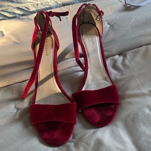Cole Haan heel Size 8 Glitter red